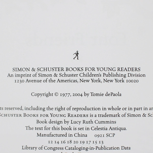 Four Friends in Autumn Picture Book Tomie dePaola 1977