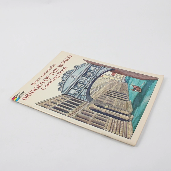 Bridges of the World Coloring Book Bruce LaFontaine 1995