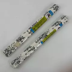 Lot of 2 Rolls Black & White Rose Toile Vinyl Wall Shelf Liner Peel & Stick