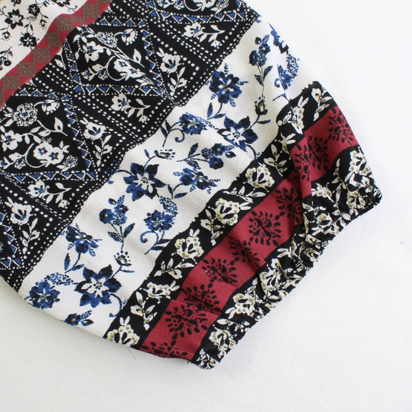 Halo Multicolor Floral 3/4-Sleeve Tunic Blouse Women's Size 3X