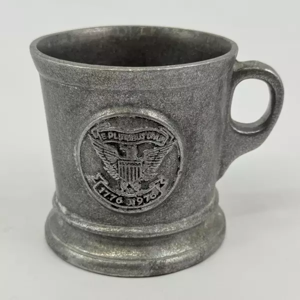 1976 Wilton Armetale United States Bicentennial 1776-1976 Pewter Shaving Mug