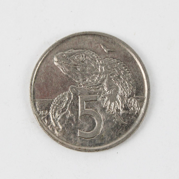 New Zealand 5 Cents 4 coins 1967, 1994 and Two 1997 