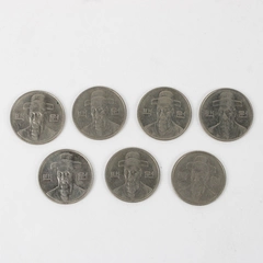 South Korea 100 Won Coin Lot Of 7 from 1987 1992 1993 1997 2000