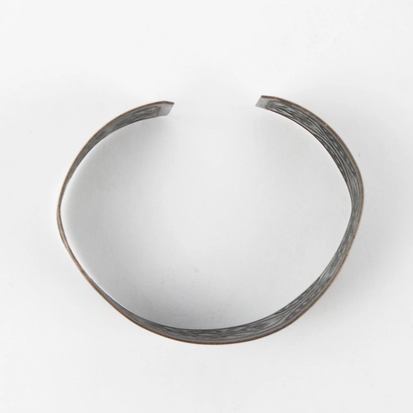 Vintage Solid Copper Cuff Bracelet Etched Floral Southwestern 7.5”