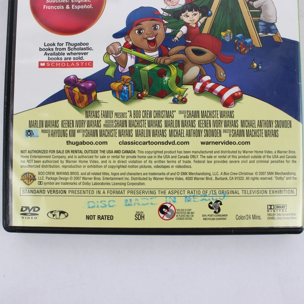 A Boo Crew Christmas DVD, 2007