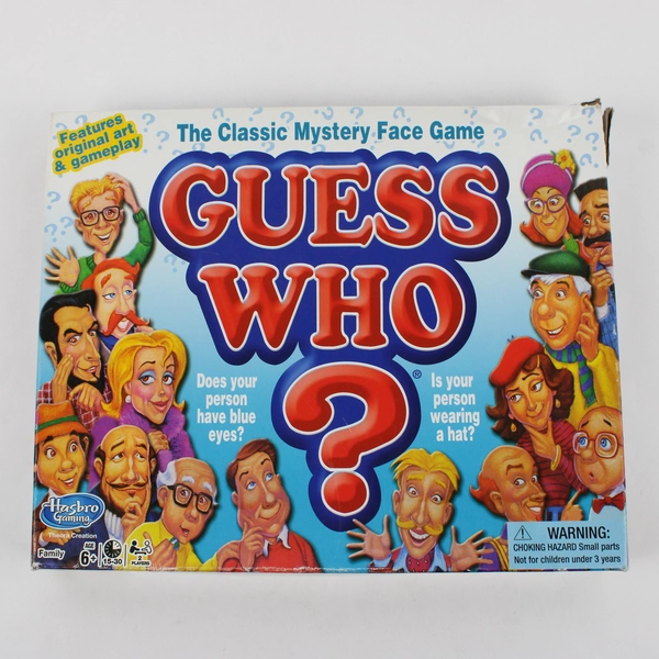 "Guess Who?" Mystery Face Board Game, 2018 Complete