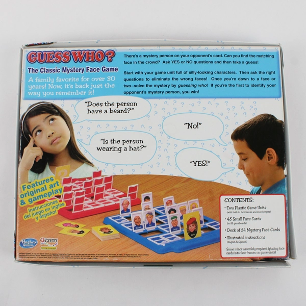 "Guess Who?" Mystery Face Board Game, 2018 Complete