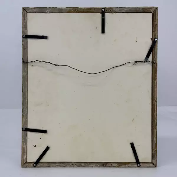 Vintage Framed Matte Print of Schloss Persenbeug Signed