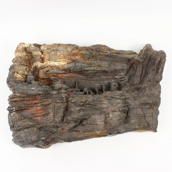 Vintage 1999 Signed Pueblo-Style Cliff Dwelling Clay Wall-Mounted Art 12" x 15"