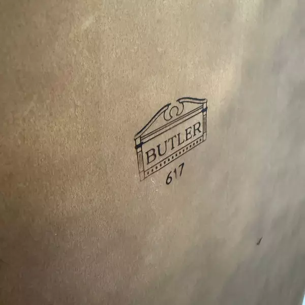 Vintage Butler Wooden Dry Sink Cabinet 35" Tall Solid Wood Storage