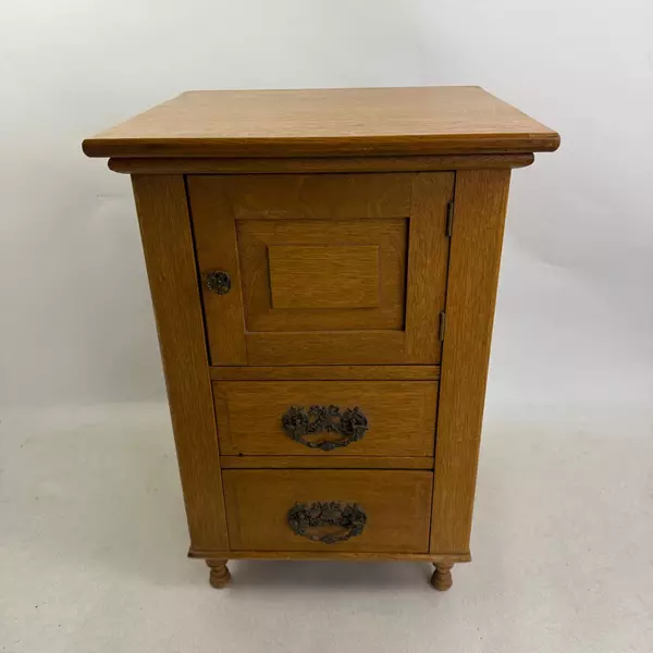Vintage Wooden Nightstand Drawer 28.5"