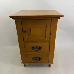 Vintage Wooden Nightstand Drawer 28.5"