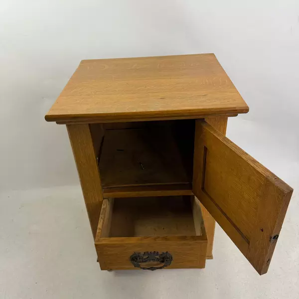 Vintage Wooden Nightstand Drawer 28.5"