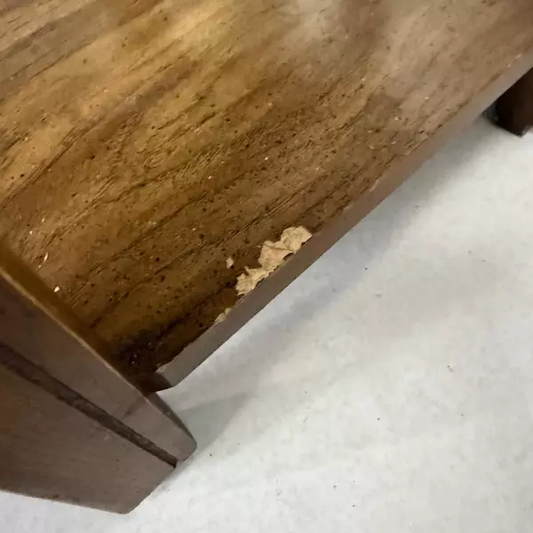 Hexagon Glass Coffee Table 23" Modern Accent Side Table Contemporary Design