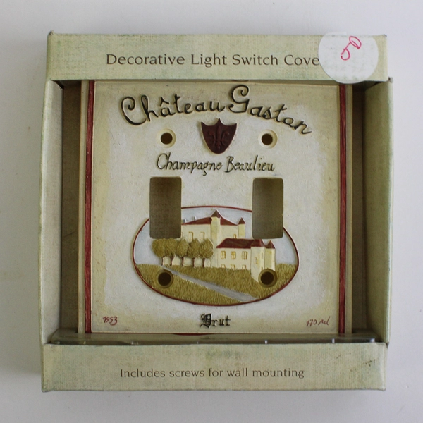 Rite Aid Co Decorative Double Light Switch Cover Chateau Gastan 2005