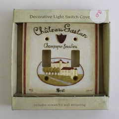 Rite Aid Co Decorative Double Light Switch Cover Chateau Gastan 2005