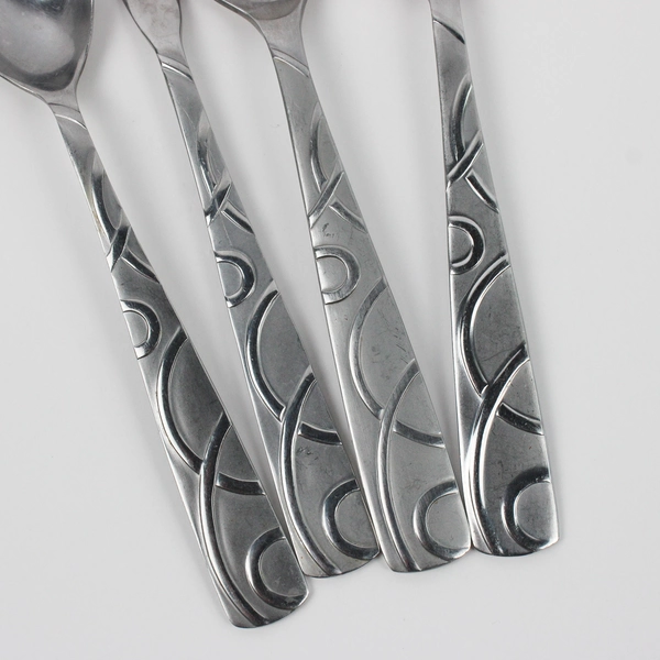 Lot Of 5 Cambridge Silver Conquest (Stainless) Flatware 3 Spoons 2 Knives