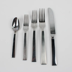Lot Of 5 Sant Andrea Fulcrum (Stainless) Flatware 3 Forks 1 Spoon 1 Knife