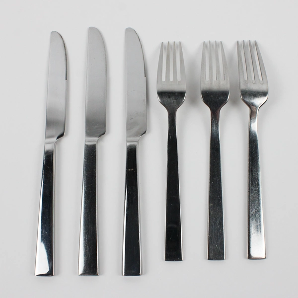 Lot Of 6 Sant Andrea Elevation (Stainless) Flatware 3 Dinner Knives & 3 Forks
