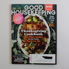 Good Housekeeping Magazine November 2016 Featuring a Thanksgiving Cookbook