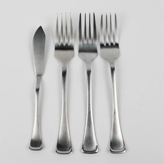 Lot Of 4 Oneida Silver Emma (Stainless, Satin) 3 Dinner Forks & 1 Butter Knife