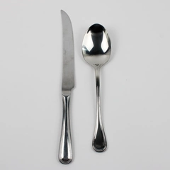 Lot Of 2 Wallace Silver Royal Thread Flatware Wedding Cake Knife & Serving Spoon