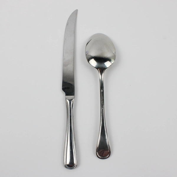 Lot Of 2 Wallace Silver Royal Thread Flatware Wedding Cake Knife & Serving Spoon