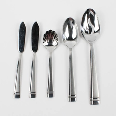 Lot Of 5 Oneida Silver Amsterdam (Stainless) Assorted Flatware Spoons & Knives