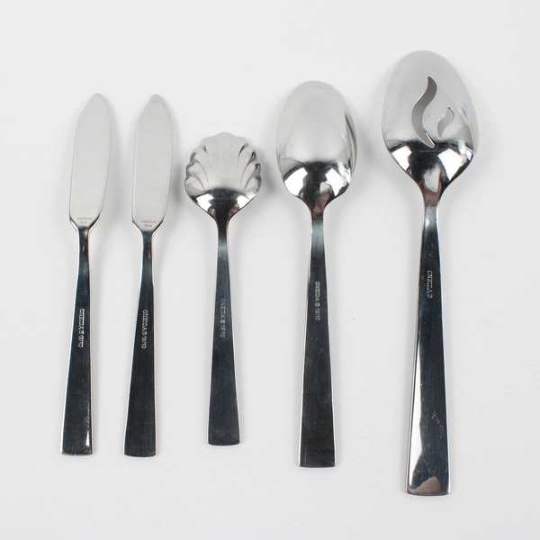 Lot Of 5 Oneida Silver Amsterdam (Stainless) Assorted Flatware Spoons & Knives