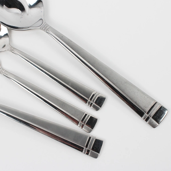 Lot Of 5 Oneida Silver Amsterdam (Stainless) Assorted Flatware Spoons & Knives