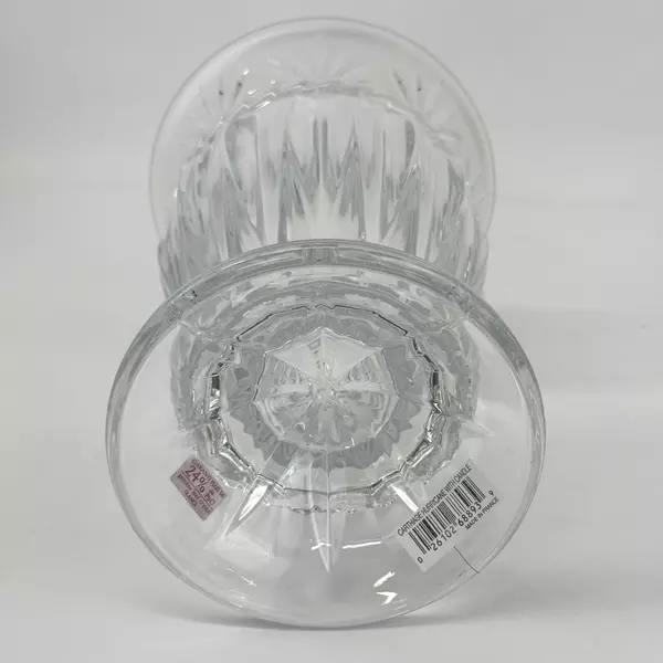 Cristal d' Arques Carthage Lead Crystal Hurricane Pillar Candleholder NIB 9.75"