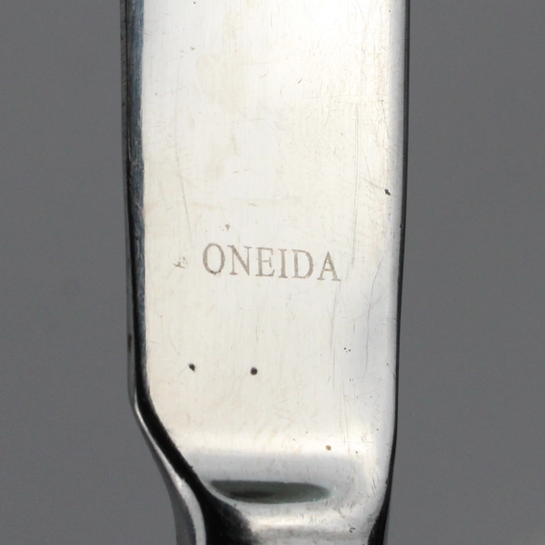 Lot Of 5 Oneida Silver Helena (Stainless) Flatware Dinner Knives/Fork & 2 Spoons