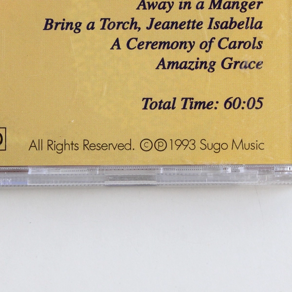 Enchanted Christmas CD by Harpist Anna Maria Mendieta 1993