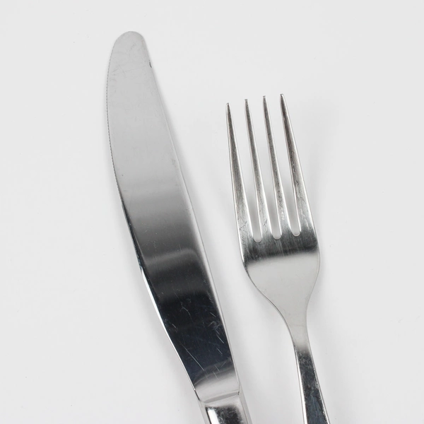 Lot Of 4 Cambridge Silver Seine (Stainless) Flatware 2 Dinner Knives Salad Forks