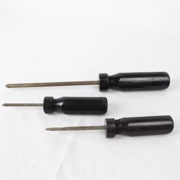 Lot Of 3 PM Popular Mechanics Black Screwdrivers Made in USA TOOLS