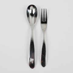 Lot Of 2 Splendide Dune (Stainless) Flatware Soup Spoon & Dinner Fork