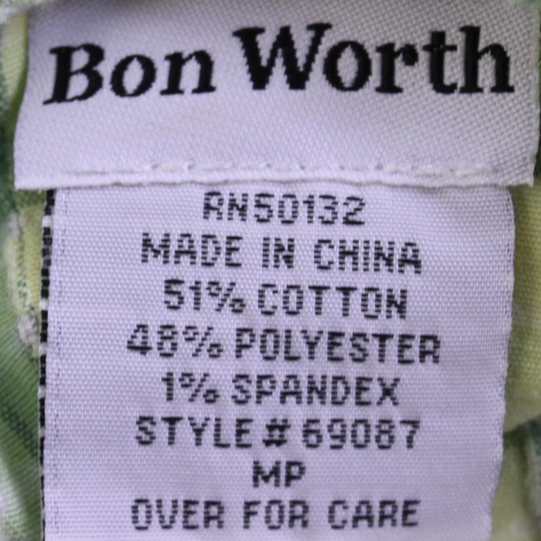 Bon Worth Women's MP Plaid Elastic Waist Shorts