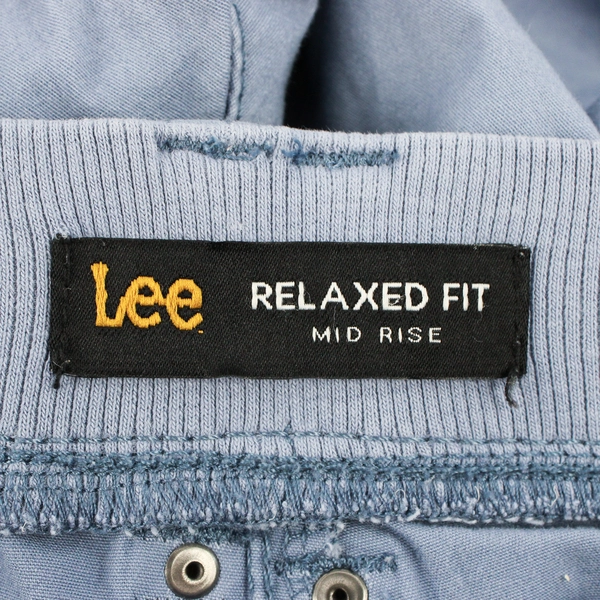 Lee Relaxed Fit Women's Size 18 Blue Cargo Capri Pants