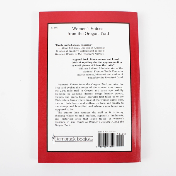 Women's Voices from the Oregon Trail by Susan G Butruille 1993 Signed PB