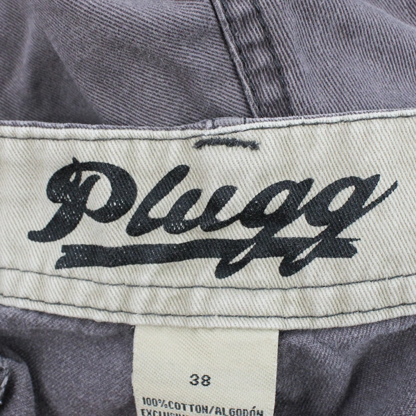 Plugg Men's 38 Gray Cargo Shorts