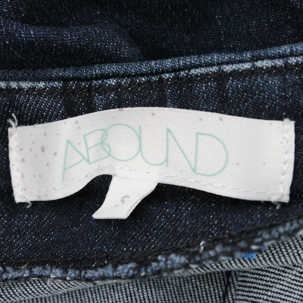 Abound Women's S Denim Skirt with Pockets and Side Zipper