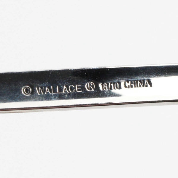 Lot Of 4 Wallace Silver Golden Corsica Flatware 1 Serving Fork 3 Soup Spoons