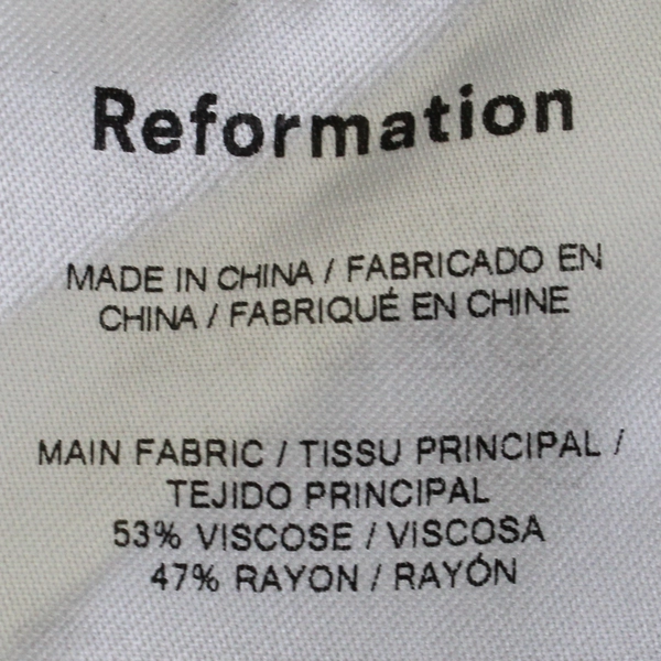 Reformation Blue and White Spotted Midi Wrap Skirt Women's Size 2