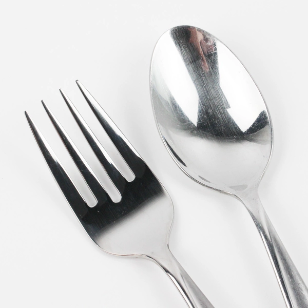 Lot Of 2 Oneida Silver Camlynn Mirror Cleo (Stainless) Flatware Serving Set