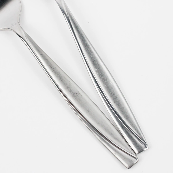 Lot Of 2 Oneida Silver Camlynn Mirror Cleo (Stainless) Flatware Serving Set