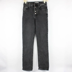 Reformation Women's Gray Skinny Jeans Size 25 High Waist Button-Up Slim Fit