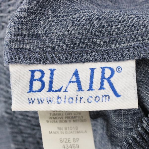 Blair Women's 8P Blue Elastic Waist Dress Pants