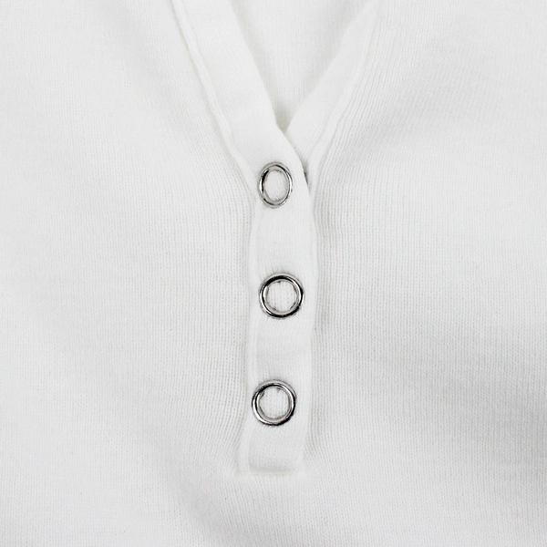 Jones Sport Women's XXL White V-Neck Tank Top 100% Cotton