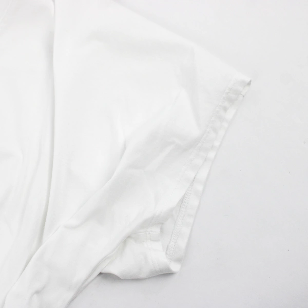 Lands' End Women's XL Cap Sleeve White T-Shirt 100% Cotton