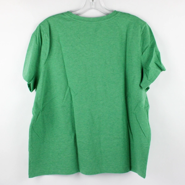Lands' End Women's XL Green T-Shirt 100% Cotton
